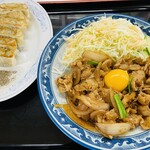 くるまやラーメン - 焼肉＆餃子(半額)