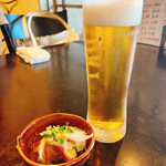 うさを - 生ビール＆本日のお通し