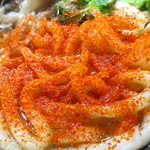 手打うどん かとう - 一味も少々♪