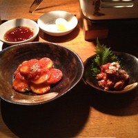 焼肉ホルモン 稲田 - 長芋のキムチ&チャンジャ