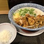Seaburano Kami Fushimi Gouriki - 油淋鶏まぜそば＋〆のご飯