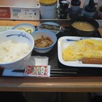 Matsuya - カントリーオムレツ定食(牛小鉢)590円税込ですってぇ〜♪