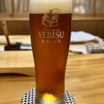 鮨井 - ビール