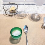 La Brianza - レモンとセージのソルベ。新しい器が素敵☆