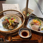 東忠 小千谷 - 料理写真:東忠御膳（税込み２２５０円）の壱の膳