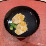 御料理 寺沢 - 海胆真薯の椀物