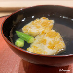 御料理 寺沢 - 海胆真薯の椀物