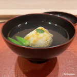 御料理 寺沢 - 海胆真薯の椀物