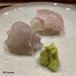 御料理 寺沢 - 真鯒と眞子鰈の造り