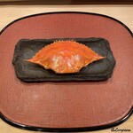御料理 寺沢 - 菱蟹の甲羅に覆われ