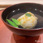 御料理 寺沢 - 海胆真薯の椀物