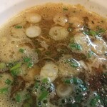 おおぜき中華そば店 - つけ汁アップ