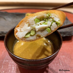 御料理 寺沢 - かにみそソースとともに