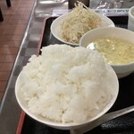 Iki Shokudou - 【定食のごはん】これは大盛りではなく、通常サイズです。