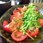 鈴屋 - ■『黒定食』棒々鶏定食 シビ辛花山椒仕立て