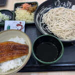 ゆで太郎 - ミニうな丼セット 980円