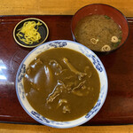 丸亀 - カレー丼･味噌汁･漬物