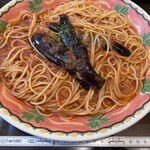 Aru Dente Papa - ３番茄子とベーコンのトマトソース１１２０円＋Ｌサイズ２５０円