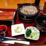 海鮮茶屋 一鮮 - 【2022.8.4(木)】うな重(並盛)ざるそばセット1,200円