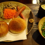 CAFE GALLERY hagi - パンランチ\950-