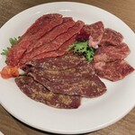 焼肉あきら - サガリ・上ロース・和牛ハツ塩焼き※スタミナ焼きに変更