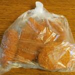 ディオ - あじフライ、カニクリームコロッケ、メンチカツ、牛コロッケ (税抜)各39円 (2022.08.03)