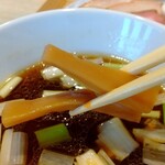 宍道湖しじみ中華蕎麦 琥珀 - メンマ ♪