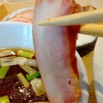 宍道湖しじみ中華蕎麦 琥珀 - 炙り豚バラチャーシュー ♪