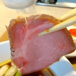 宍道湖しじみ中華蕎麦 琥珀 - 低温調理豚肩ロースチャーシュー ♪