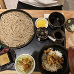 Soba Shougorou - うなぎ丼（小）とそばセット　