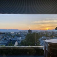 レストランひらまつ 高台寺 - 京都を望む客席