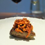 ShinoiS - ハラミのステーキを中央アジアの香辛料ウイグルのスパイシーな香りで。