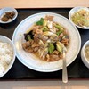 廣聚隆 - 日替わり：長ネギと豚肉炒め定食