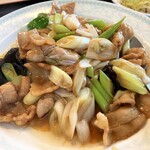 廣聚隆 - 長ネギと豚肉定食