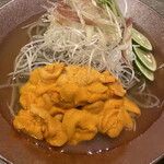 大衆天ぷらtoかすそば風土.はなれ - ウニ蕎麦