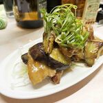 がばちょ - 豚バラと水茄子みそ炒め（700円）