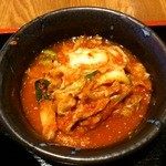 北海道マルハ酒場 - 付属の自家製キムチ