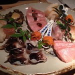 器楽亭 - お造り盛り合わせ