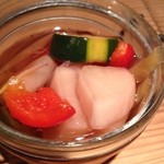 器楽亭 - 野菜のいしるピクルス