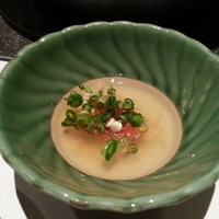 ふぐ好 北新地店 - ふぐ皮の湯引きの煮凝り。
