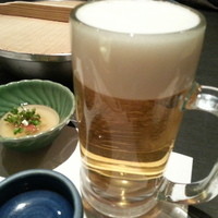 ふぐ好 北新地店 - まずは当然生ビール(^^♪