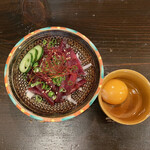 かもめ食堂 - 赤身のユッケ風
