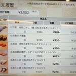 回転寿し トリトン - 注文履歴。