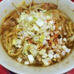 ラーメン二郎 - 白ネギ投下～♪