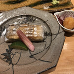 寿司割烹 魚紋 - 太刀魚の塩焼き 