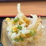 小木曽製粉所 - 揚げたて　季節のかき揚げ190円