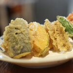 嘉玄 - 海老の天ぷらと５種類の野菜☆