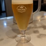 らあめん花月嵐 - 生ビール(小)キリン一番搾り(2022年8月4日)