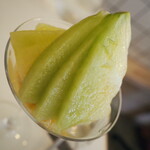 qui - 千葉県産タカミメロンのパンナコッタ