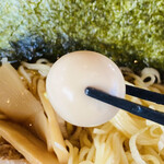 横濱家系ラーメン 幸家 - うずら…ちょっとお味濃いめでした(^◇^;)